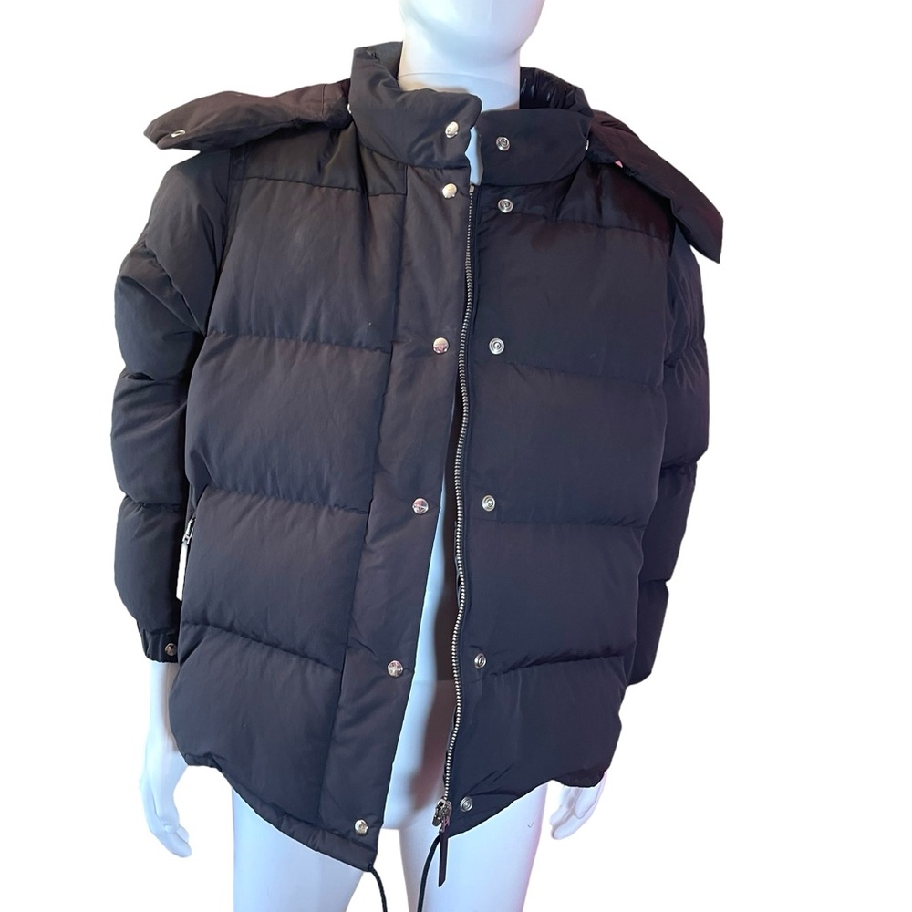 BURBERRY (AUTHENTIC) HOODED QUILTED COAT - Picture 2 of 12